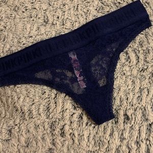 PINK Lace Thong